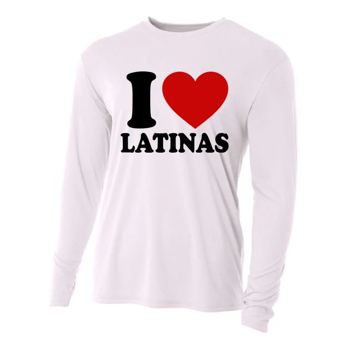 I Love Heart Latinas Cooling Performance Long Sleeve Crew