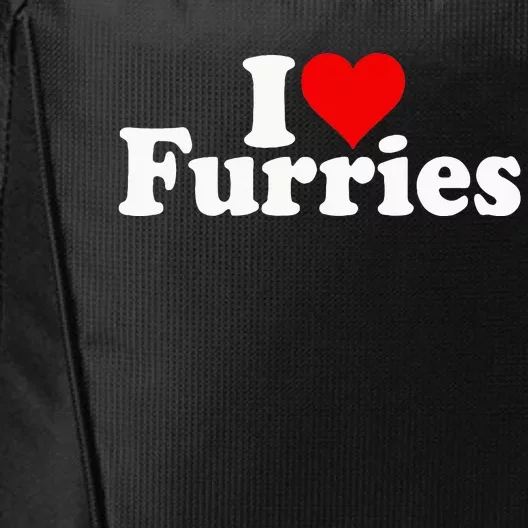 I Love Heart Furries Furry Fandom Cosplay Fursuit City Backpack