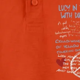 I Love Heart Lucy In The Sky With Diamonds Dry Zone Grid Performance Polo