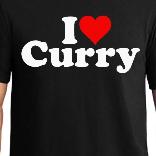 I Love Heart Curry Pajama Set