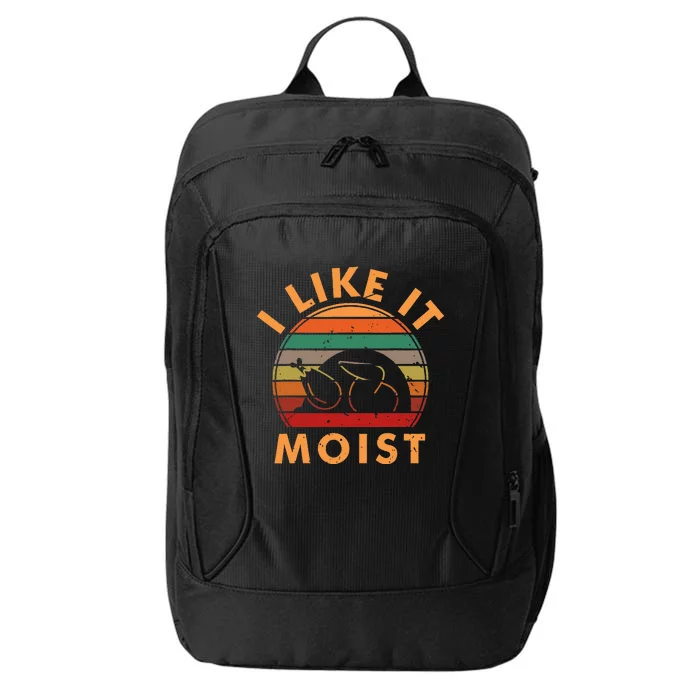 I LIKE IT MOIST Thanksgiving Costume Turkey Leg Day City Backpack