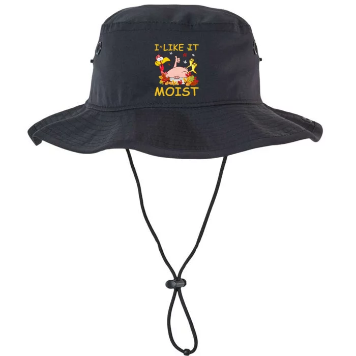 I Like It Moist Funny Turkey Like Dinner Thanksgiving Gift Legacy Cool Fit Booney Bucket Hat