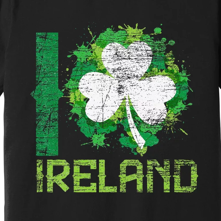 I Love Ireland Saint Patrick's Day Premium T-Shirt