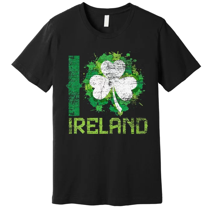 I Love Ireland Saint Patrick's Day Premium T-Shirt