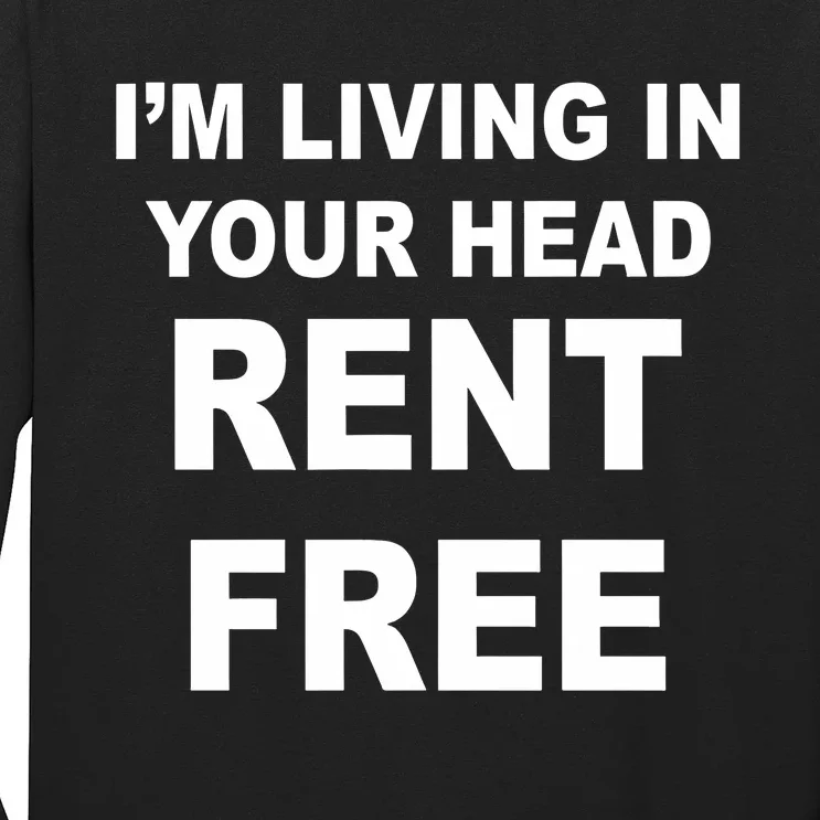 IM Living In Your Head Rent Free Long Sleeve Shirt