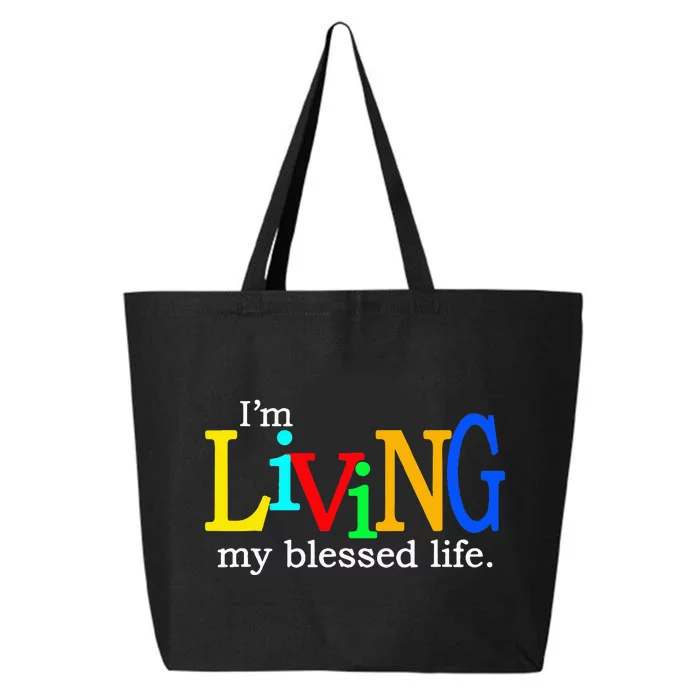 IM Living In My Blessed Life 25L Jumbo Tote