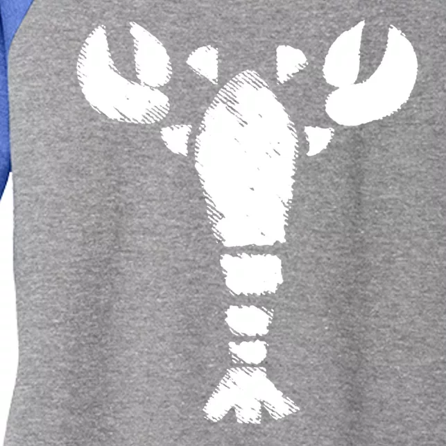 Island Lobster Women's Tri-Blend 3/4-Sleeve Raglan Shirt