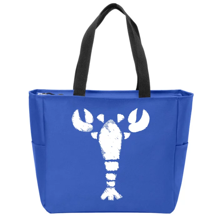 Island Lobster Zip Tote Bag