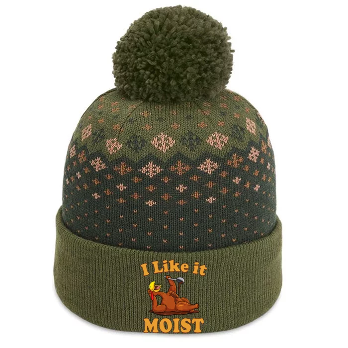 I Like It Moist Thanksgiving Foods Family Group Set The Baniff Cuffed Pom Beanie