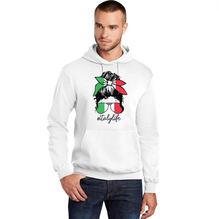 Italy Life Italian Flag Pride Girl Cute Hoodie