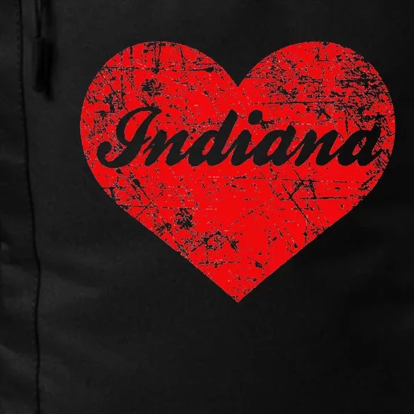 I Love Indiana Heart State Pride Region Midwest Gift Daily Commute Backpack