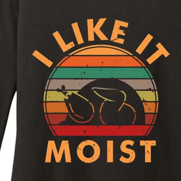 I LIKE IT MOIST Thanksgiving Costume Turkey Leg Day Womens CVC Long Sleeve Shirt