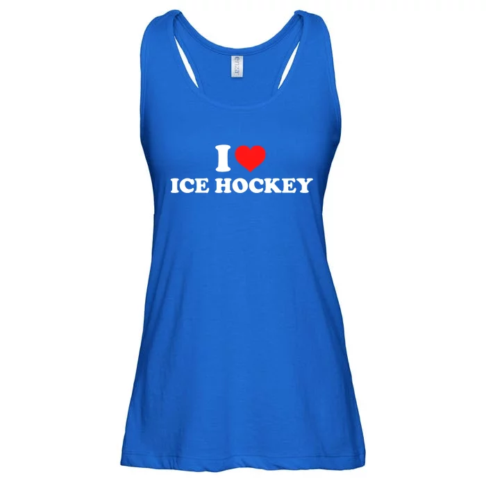 I Love Ice Hockey Gift Ladies Essential Flowy Tank