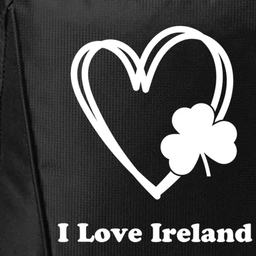 I Love Ireland Irish Shamrock St Patrick's Day Travel Great Gift City Backpack