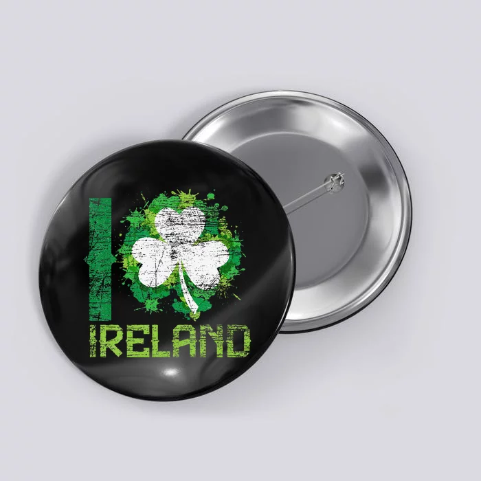 I Love Ireland Saint Patrick's Day Button