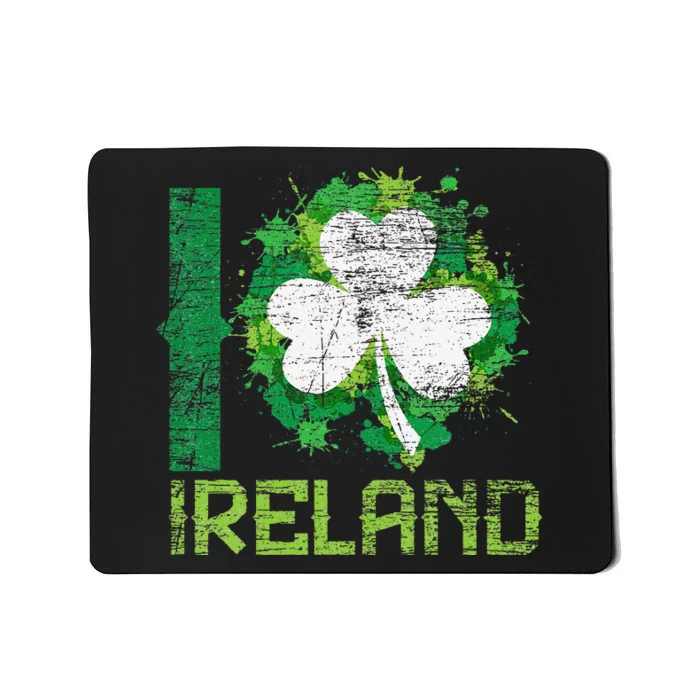 I Love Ireland Saint Patrick's Day Mousepad