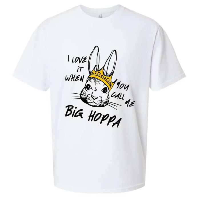 I Love It When You Call Me Big Hoppa Bunny Easter Sueded Cloud Jersey T-Shirt