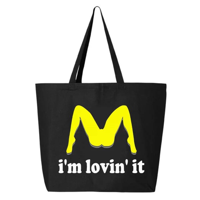 IM Lovin It Humorous Offensive Innuendo 25L Jumbo Tote