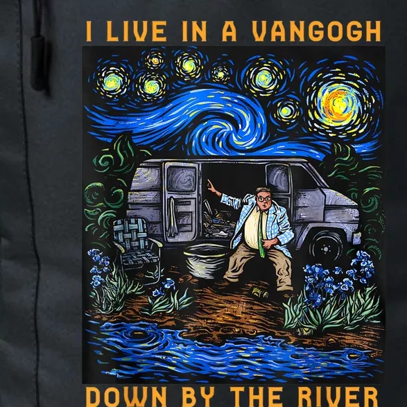 I Live In A Vangogh Downby The River Daily Commute Backpack