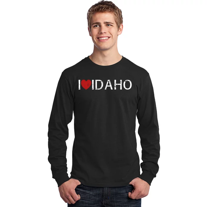 I Love Idaho Long Sleeve Shirt