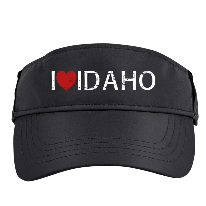 I Love Idaho Adult Drive Performance Visor