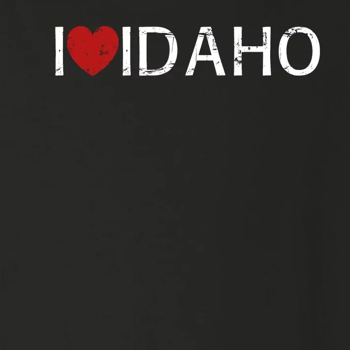 I Love Idaho Toddler Long Sleeve Shirt