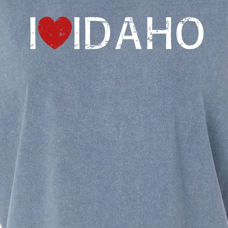 I Love Idaho Garment-Dyed Women's Muscle Tee