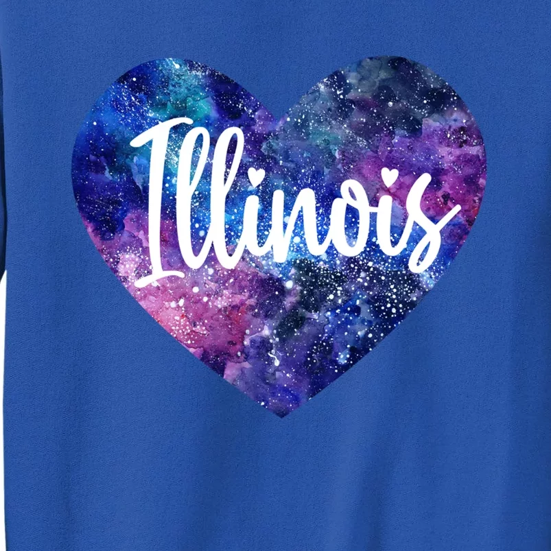 I Love Illinois Usa Meaningful Gift Sweatshirt