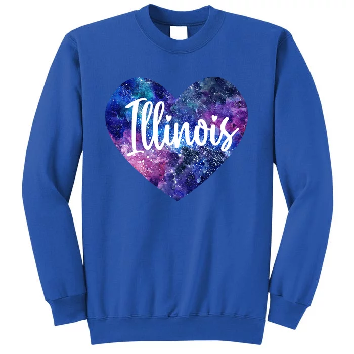 I Love Illinois Usa Meaningful Gift Sweatshirt