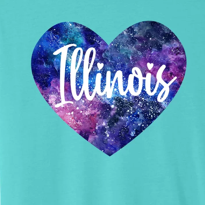 I Love Illinois Usa Meaningful Gift ChromaSoft Performance T-Shirt