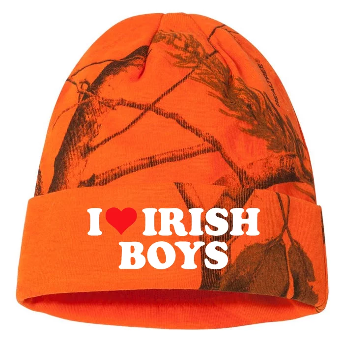 I Love Irish Boy Kati - 12in Camo Beanie