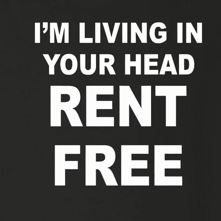 IM Living In Your Head Rent Free Toddler Long Sleeve Shirt