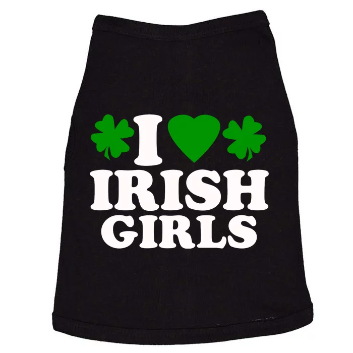 I Love Irish Patrick's Day Doggie Tank