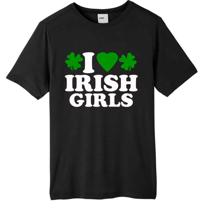 I Love Irish Patrick's Day ChromaSoft Performance T-Shirt