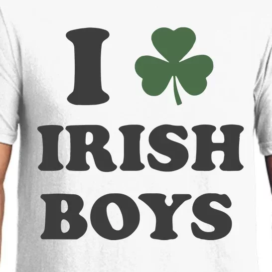 I Love Irish Boy St Patricks Day Pajama Set