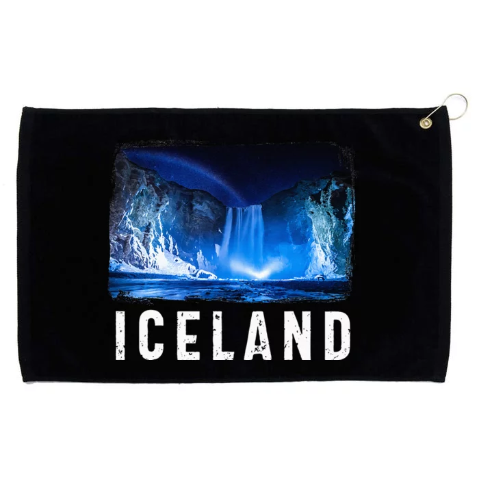 Iceland Lover Iceland Tourist Visiting Iceland Grommeted Golf Towel