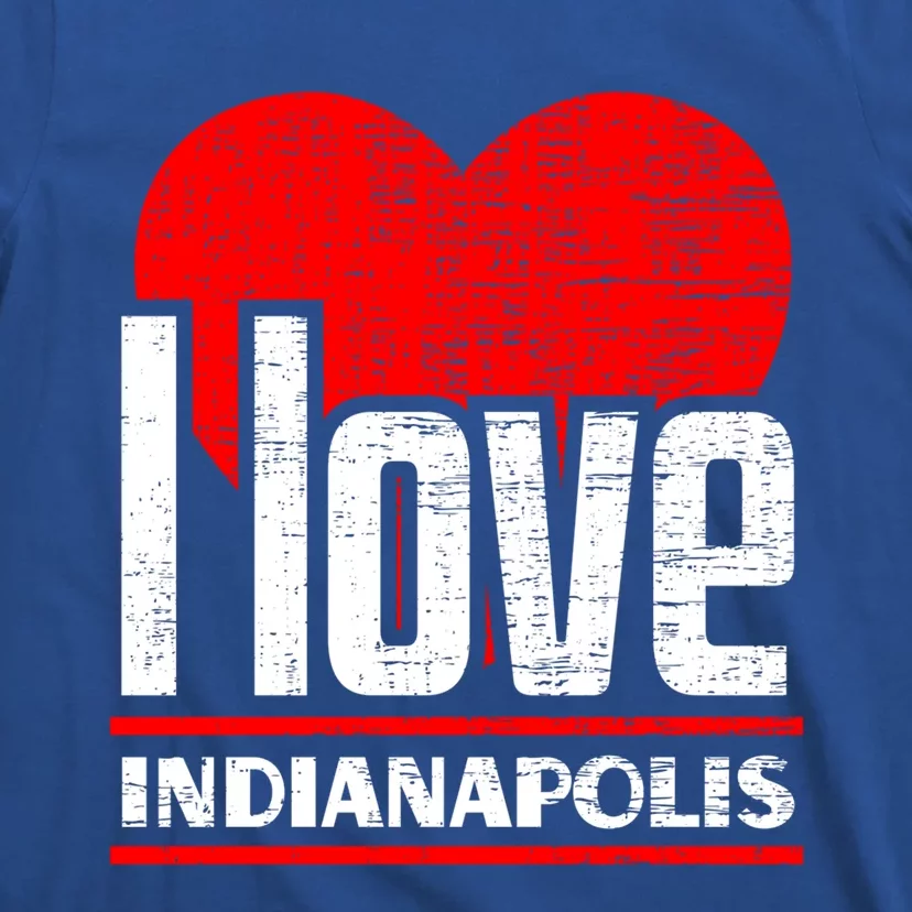 I Love Indianapolis Best Home City Gift I Heart Indianapolis Cute Gift T-Shirt