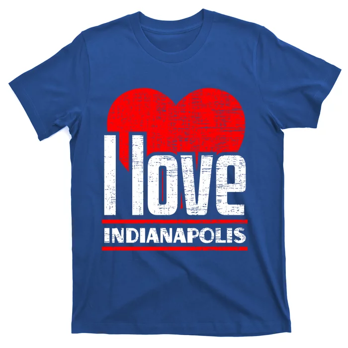 I Love Indianapolis Best Home City Gift I Heart Indianapolis Cute Gift T-Shirt