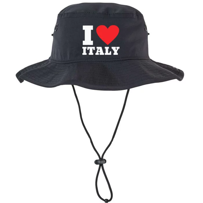 I Love Italy I Heart Italy Family Travel Italy Flag Legacy Cool Fit Booney Bucket Hat