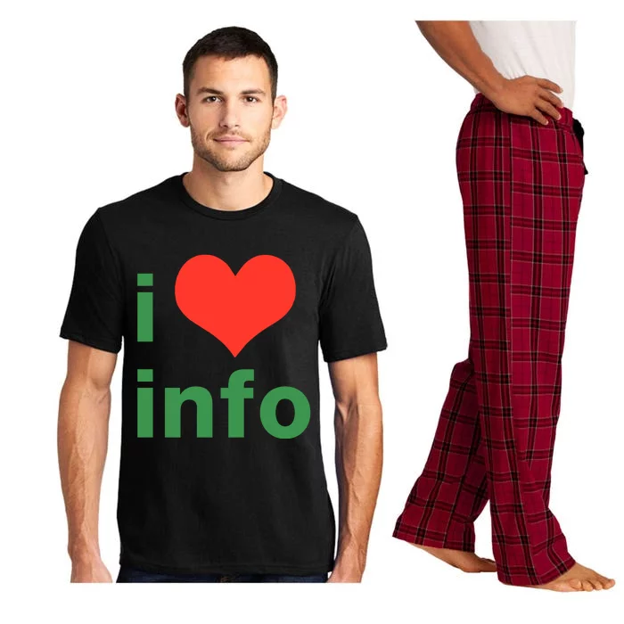 I Love Info Pajama Set