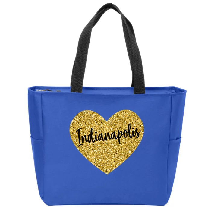 I Love Indianapolis Indiana Usa Cool Gift Zip Tote Bag