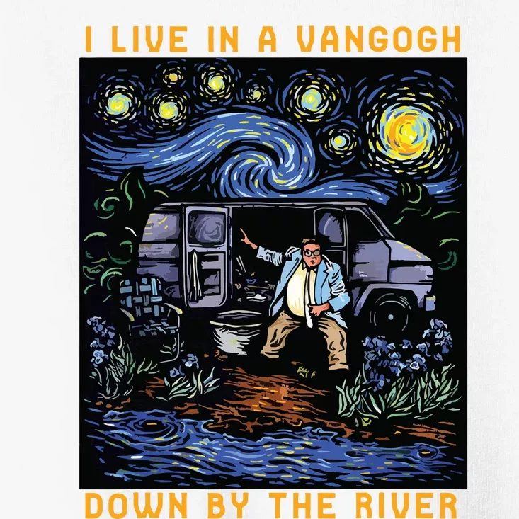 I Live In A Vangogh Downby The River Toddler T-Shirt