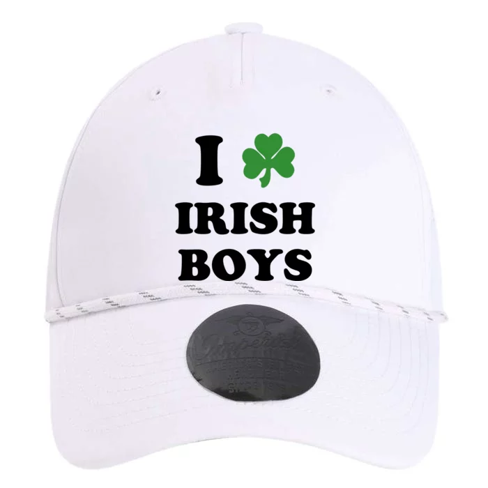 I Love Irish Boy St. Paddy Baby Ireland Hamrock Baby Funny St. Patricks Day Performance The Dyno Cap