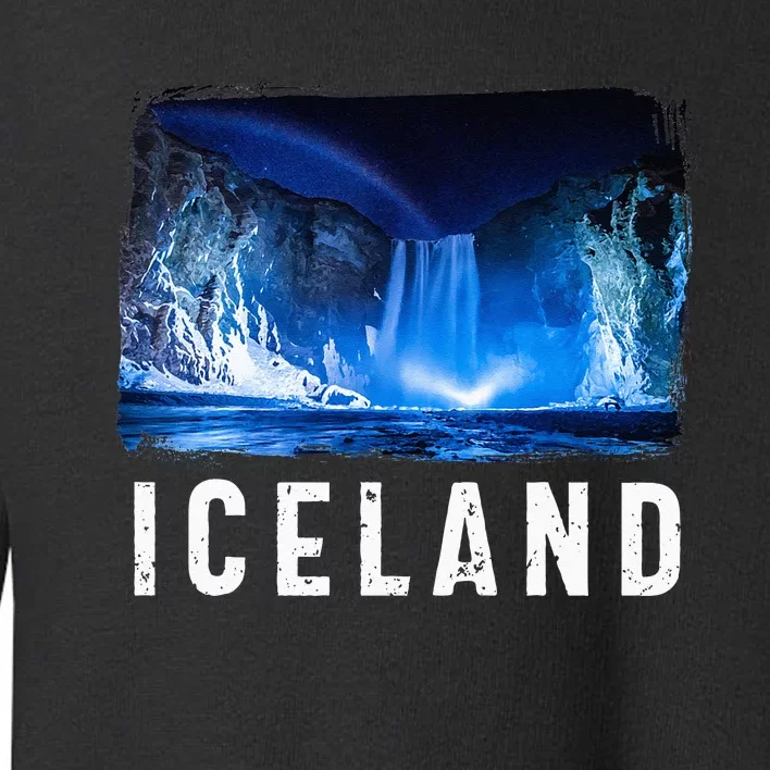 Iceland Lover Iceland Tourist Visiting Iceland Toddler Sweatshirt