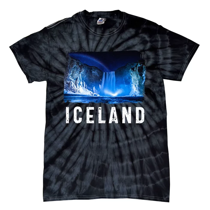 Iceland Lover Iceland Tourist Visiting Iceland Tie-Dye T-Shirt