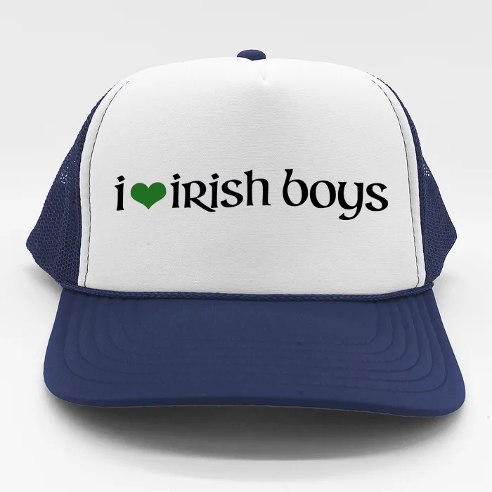 I Love Irish Boy Trucker Hat