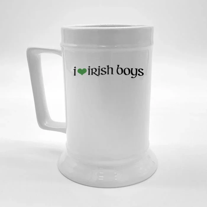 I Love Irish Boy Front & Back Beer Stein