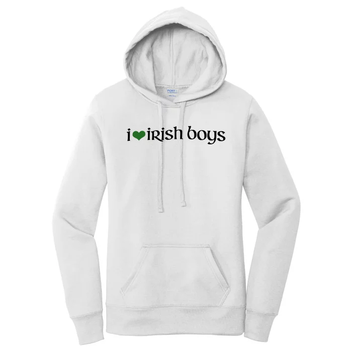 I Love Irish Boy Women's Pullover Hoodie