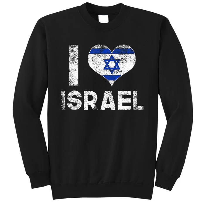 I Love Israel in Hebrew ProIsrael Israeli Sweatshirt