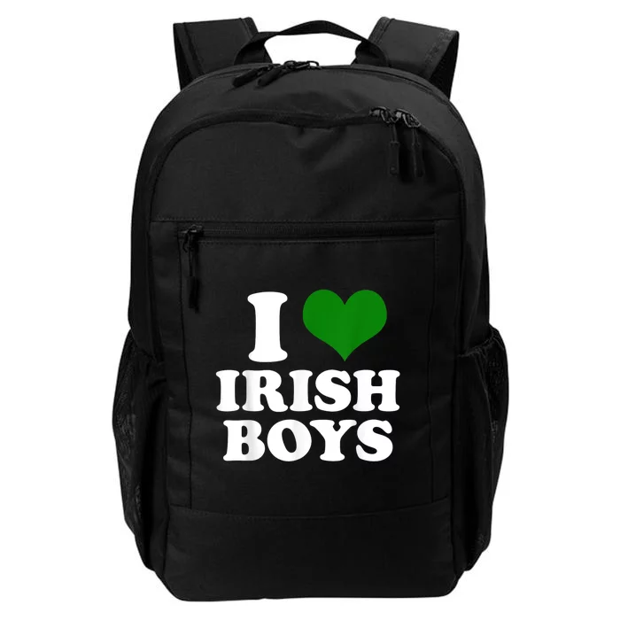 I Love Irish Boy St. Paddy Funny St. Patricks Day Daily Commute Backpack